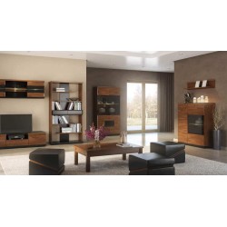 Полка подвесная вертикальная VERANO - натуральный шпон Полка подвесная вертикальная VERANO - натуральный шпон