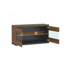 Витрина подвесная с подсветкой mini VERANO - массив дуба Витрина подвесная с подсветкой mini VERANO - массив дуба