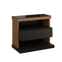 Прикроватная тумбочка VERANO - натуральный шпон