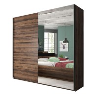 Wardrobe with mirror Beta - Monastery oak 77