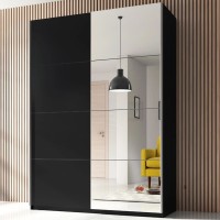 ארון הזזה עם מראה BETA - Black 57