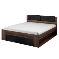 מיטה זוגית GALAXY - Monastery oak 50