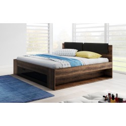 Double bed GALAXY - Monastery oak 50