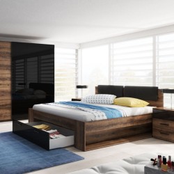 Bedroom furniture set GALAXY - Monastery oak 