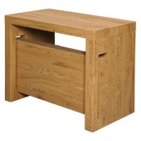 Expandable console table light sonoma oak