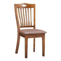 Wooden chair brown color