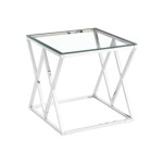 שולחן צד זכוכית 09