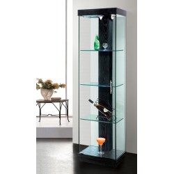 ויטרינה זכוכית שחורה ויטרינה זכוכית שחורה