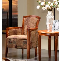 Wooden chair with armrests 603