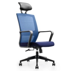כסא משרדי כחול דגם Q209A כסא משרדי כחול דגם Q209A