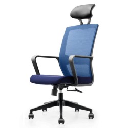 כסא משרדי כחול דגם Q209A כסא משרדי כחול דגם Q209A