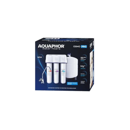 AQUAPHOR Osmo Pro 50 - מערכת אוסמוזה הפוכה קלאסית. מסננים Aquaphor, מערכות טיהור וסינון מים, מערכות אוסמוזה הפוכה.