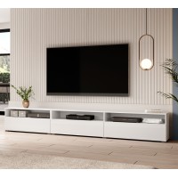 TV cabinet BAROS color White Gloss