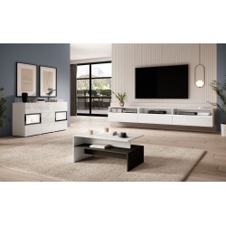 Furniture set BAROS, color white gloss