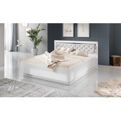 Double bed ARNO White 31 or mattress 160/200