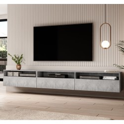 Hanging TV cabinet BAROS color Jasny Beton Hanging TV cabinet BAROS color Jasny Beton