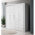 Шкаф 4-хдверный ARNO White 20