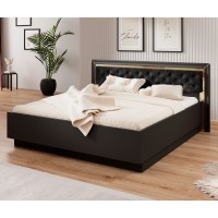 Double bed ARNO Black 31 for mattress 160/200