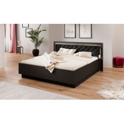 Двуспальная кровать ARNO Black 32 для матраса 180/200