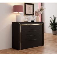 Chest 4 drawers ARNO Black