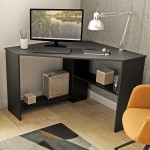 Corner desk RINO - Black Onyks