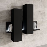 ויטרינה תלויה לסלון BOTA Black Supermat