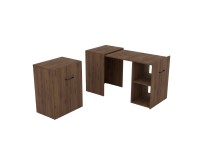 שולחן כתיבה נפתח SMART - Walnut. ריהוט, רהיטים זולים, ריהוט ארגוני, ריהוט משרדי, שולחנות מחשב וכתיבה, שולחנות מחשב וכתיבה, שולחנות כתיבה ומחשב.