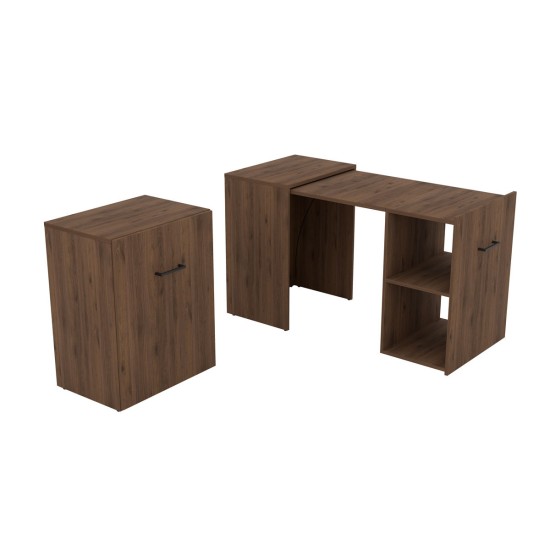 שולחן כתיבה נפתח SMART - Walnut. ריהוט, רהיטים זולים, ריהוט ארגוני, ריהוט משרדי, שולחנות מחשב וכתיבה, שולחנות מחשב וכתיבה, שולחנות כתיבה ומחשב.