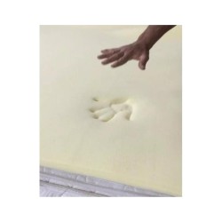 Orthopedic mattress topper VISCO for single bed