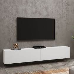 מזנון טלוויזיה תלוי AVA White  מזנון טלוויזיה תלוי AVA White