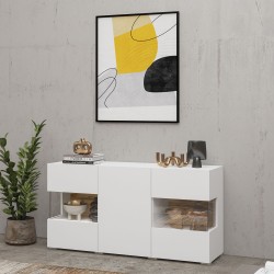 קומודה לסלון AVA White 25
