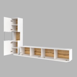 מזנון תלוי לסלון AVA White 09 מזנון תלוי לסלון AVA White 09