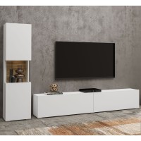 Стенка напольная AVA White 09