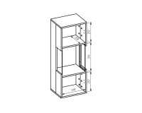 מזנון לסלון AVA - Artisan 10. ריהוט, ריהוט לסלון, מזנונים, ריהוט ארגוני, מזנונים בסגנון מודרני, ריהוט מודולרי, קולקציית AVA, AVA Artisan.