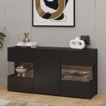 Chest 3 doors AVA Black 25