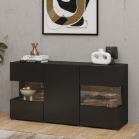 Chest 3 doors AVA Black 25