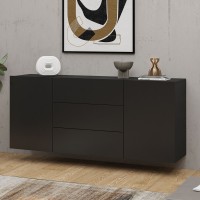 Hanging Chest of drawers AVA Black 26