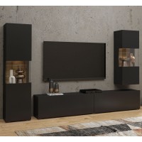 Wall unit AVA Black 10