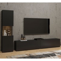 Wall unit AVA Black 09