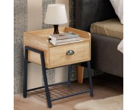 Nightstand with storage drawer and magazine shelf Furniture, Organizational Furniture, Bedroom Furniture, Interior Items, Chest Of Drawers, Night Stands, Chests of Drawers for Bedroom image