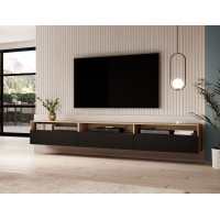 שידת טלוויזיה תלויה BAROS צבע Artisan/Black