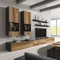 Стенка BAROS Satin Nussbaum