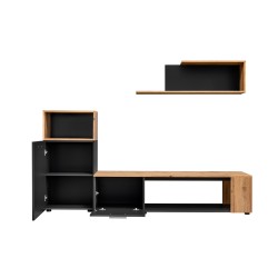 Wall Unit Set MAZE I Black