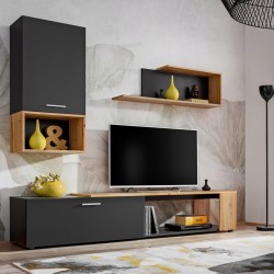 מזנון לסלון MAZE II Black מזנון לסלון MAZE II Black