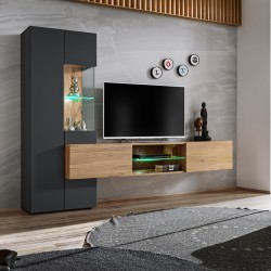 Wall Unit Set TRY with lighting