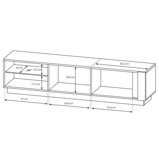 ריהוט מודולרי ARCO WHITE II. ריהוט, ריהוט לסלון, מזנונים, ריהוט ארגוני, מזנונים בסגנון מודרני, ריהוט מודולרי, ARCO WHITE, קולקציית ARCO.