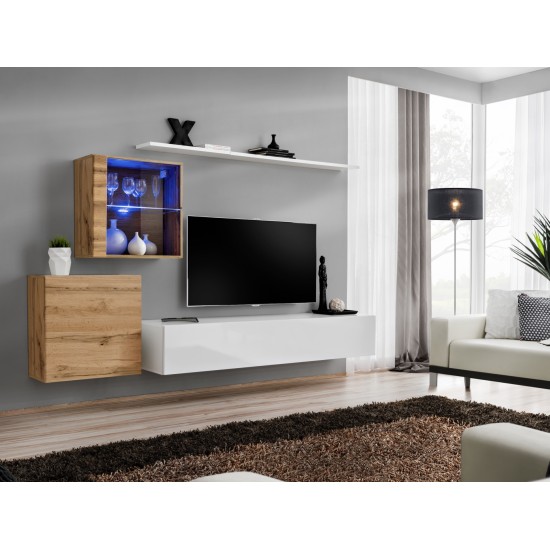 מזנון לטלוויזיה SWITCH TV 1 - White. ריהוט, רהיטים זולים, שידות טלוויזיה, קונסולות, קולקציית SWITCH.