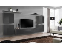 מזנון לטלוויזיה SWITCH TV 1 - Graphite. ריהוט, רהיטים זולים, שידות טלוויזיה, קונסולות, קולקציית SWITCH.