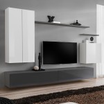 Стенка SWITCH II - White/Graphite