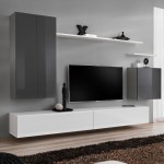 Стенка SWITCH II - Graphite/White